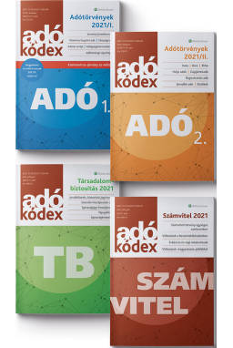 Adó-kódex: ADÓ-TB-SZÁMVITEL 2021 csomag Adó-kódex: ADÓ-TB-SZÁMVITEL 2021 csomag