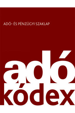 Adó-kódex előfizetés Adó-kódex előfizetés