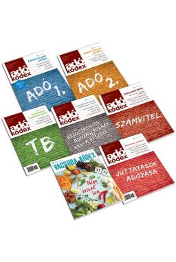 ADÓ-kódex: ADÓ-TB-SZÁMVITEL 2019 csomagok ADÓ-kódex: ADÓ-TB-SZÁMVITEL 2019 csomagok