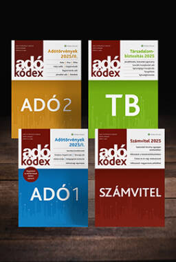 Adó-kódex: ADÓ-TB-SZÁMVITEL 2025 ONLINE csomag