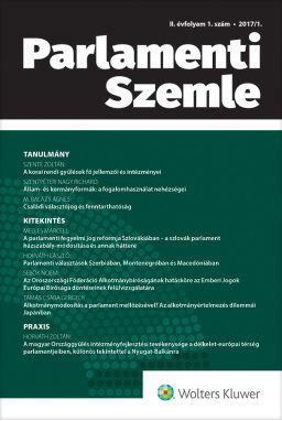 Parlamenti Szemle Parlamenti Szemle